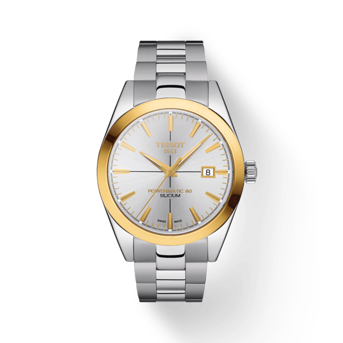 Tissot Gentleman Powermatic 80 Silicium Solid 18K Gold Bezel