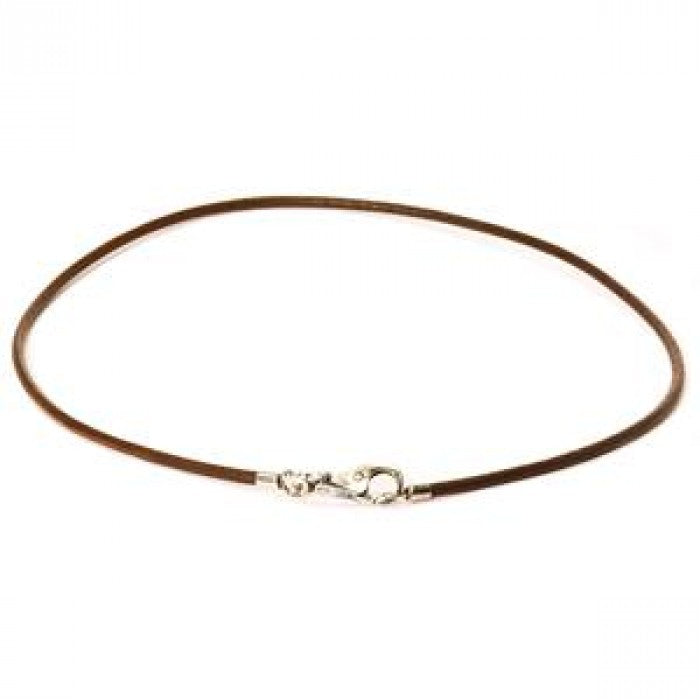 Collana Cuoio Marrone