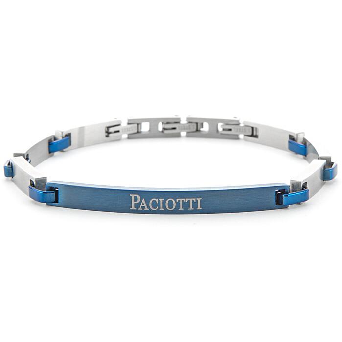 Bracciale acciaio pvd blu