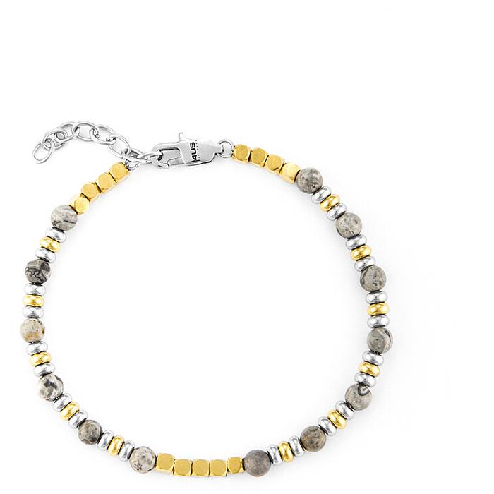 Bracciale rondelle sfere diaspro
