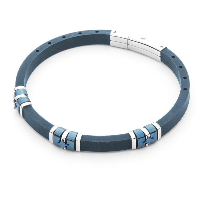 Bracciale Caucciù e rosa dei venti
