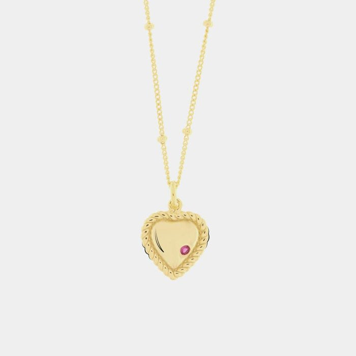 Collana in Argento 925 con cuore pendente