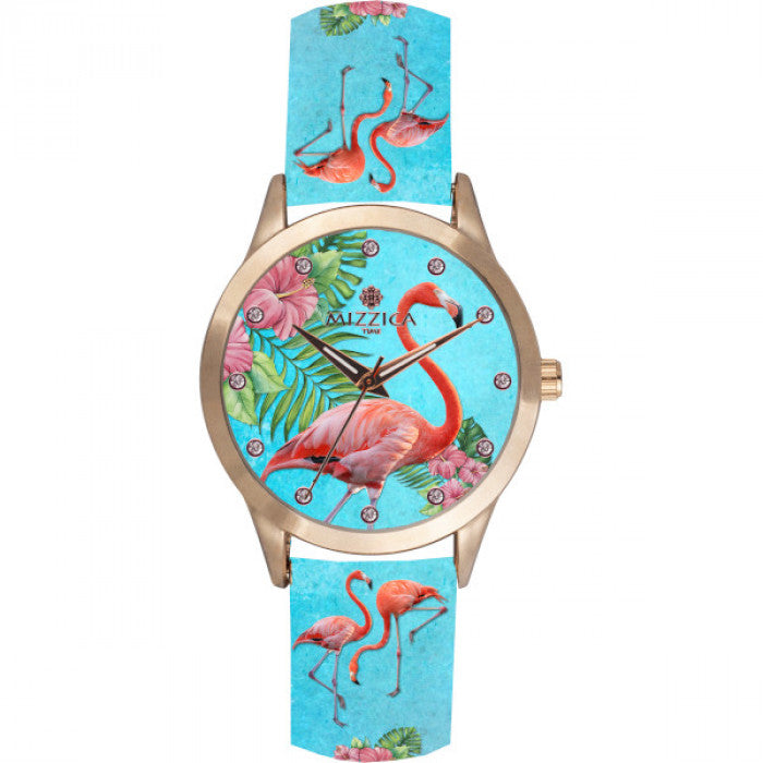 Orologio i fenicotteri