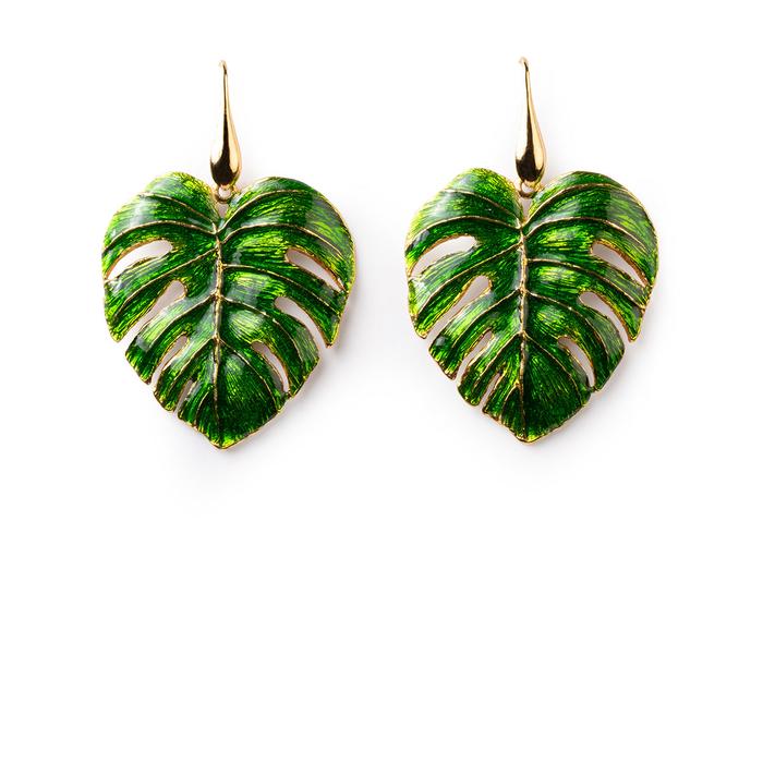 Orecchini Monstera