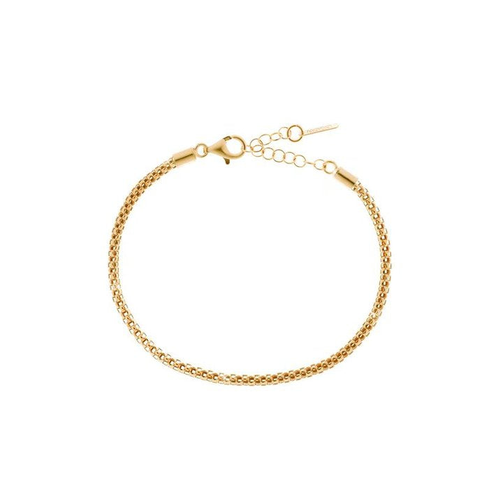 Bracciale in argento dorato