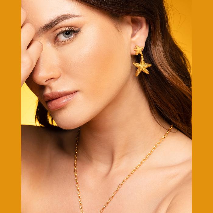 Orecchini  Gold Stella Marina