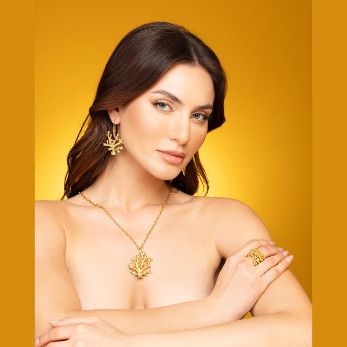 Collana  Gold Corallo