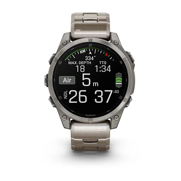 Fēnix® 8 - 47 mm, AMOLED, Sapphire, Titanio con Titanio