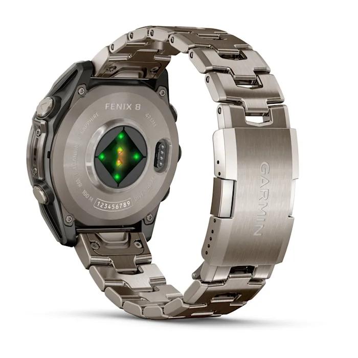Fēnix® 8 - 47 mm, AMOLED, Sapphire, Titanio con Titanio