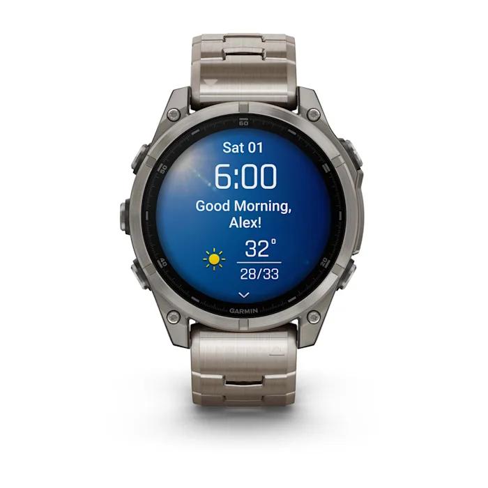 Fēnix® 8 - 47 mm, AMOLED, Sapphire, Titanio con Titanio