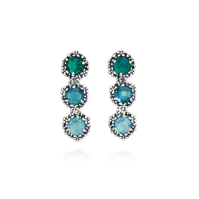 Orecchini Cascata Blue Ivy