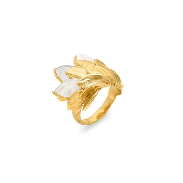 Anello Skin Madreperla
