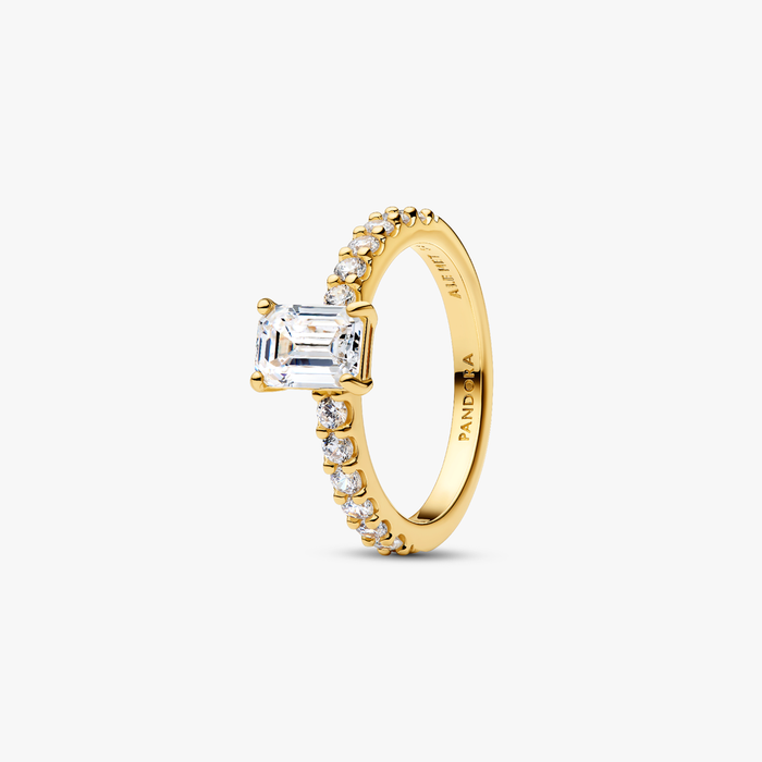 Anello Taglio Baguette