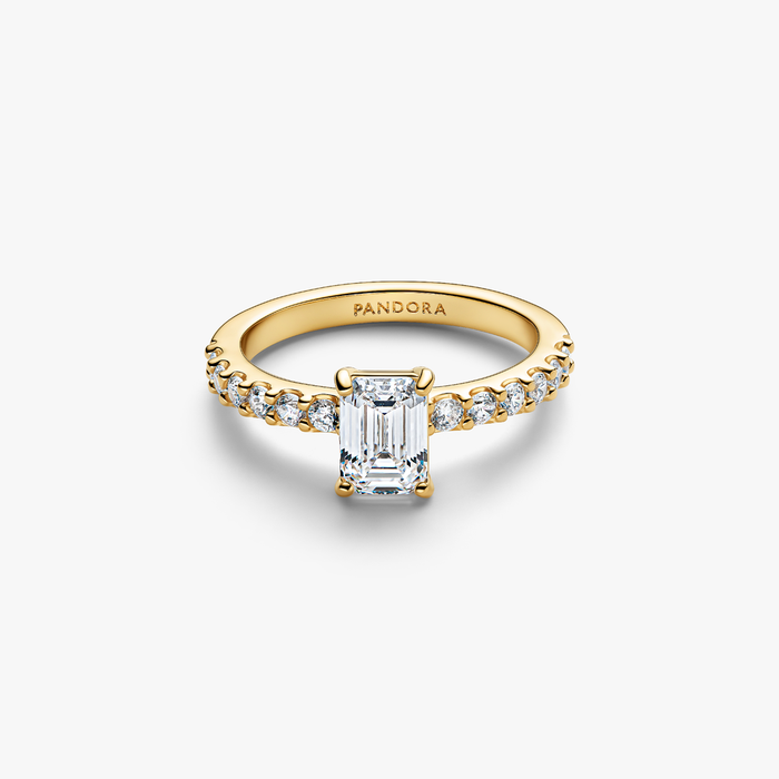 Anello Taglio Baguette