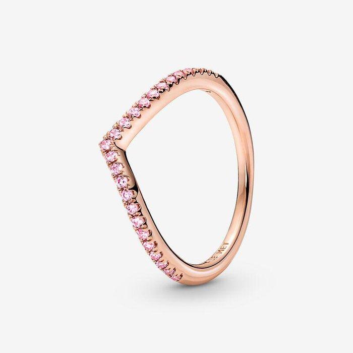 Anello Desiderio Scintillante Rosa
