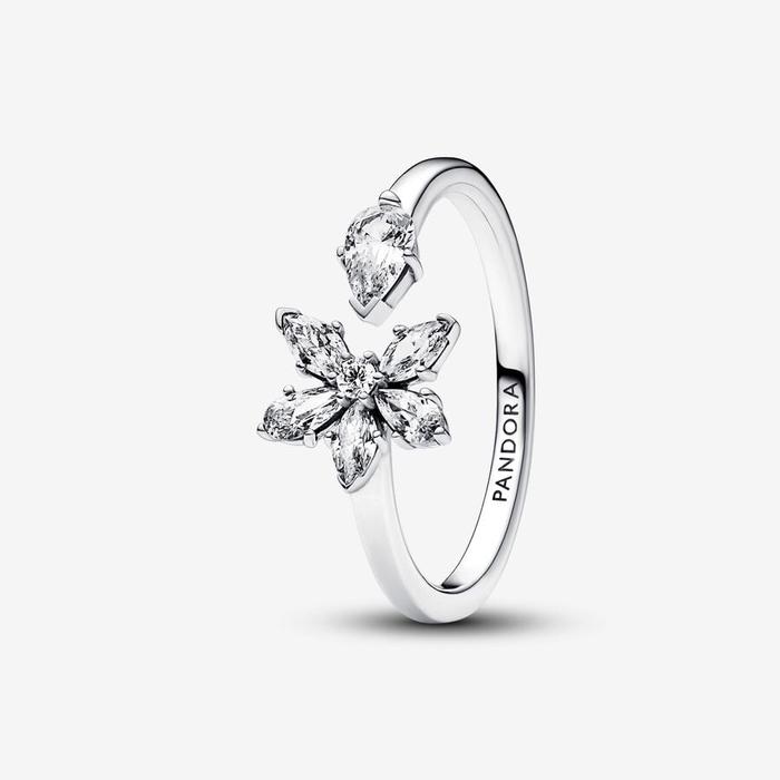 Anello Aperto Herbarium Fiore Luminoso