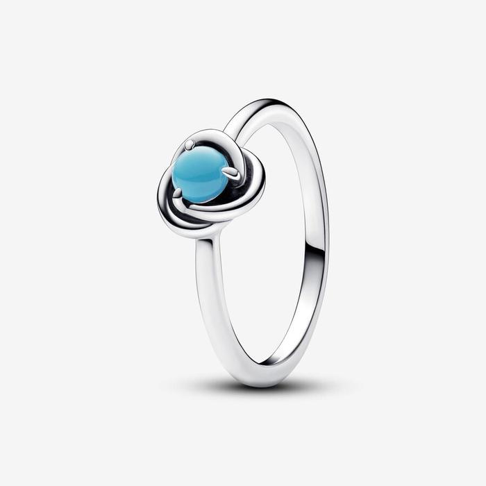 Anello Cerchio Eterno Turchese Dicembre