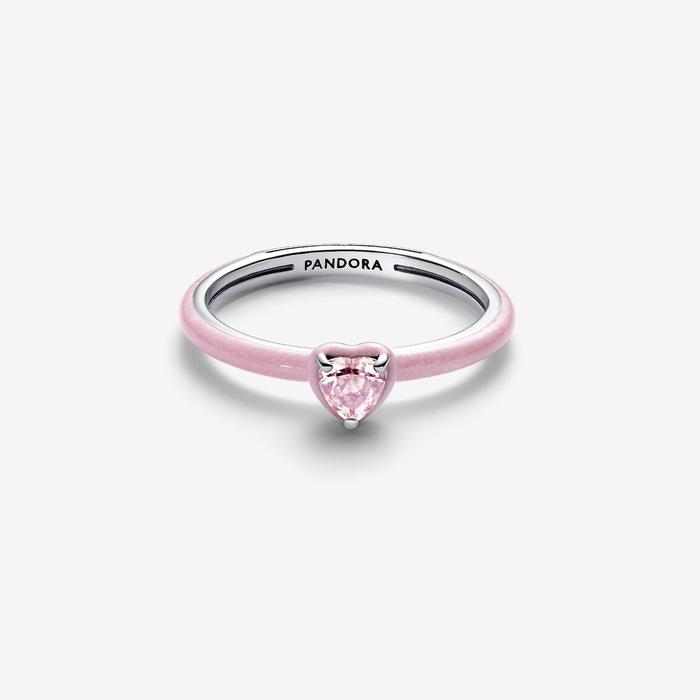 Anello Pink Chakra Heart Pandora ME