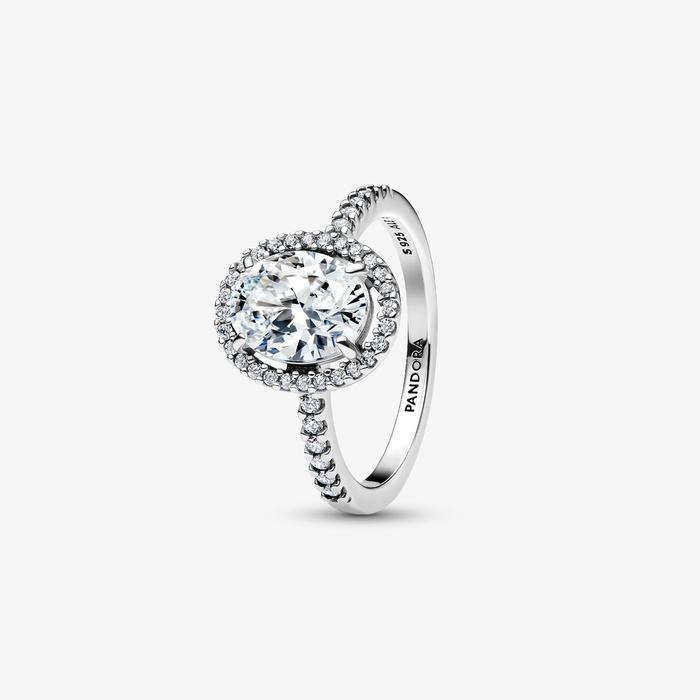 Anello Punto Luce Ovale