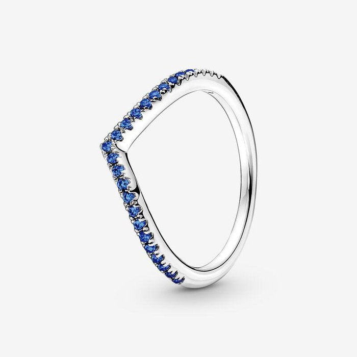 Anello Desiderio Scintillante Blu