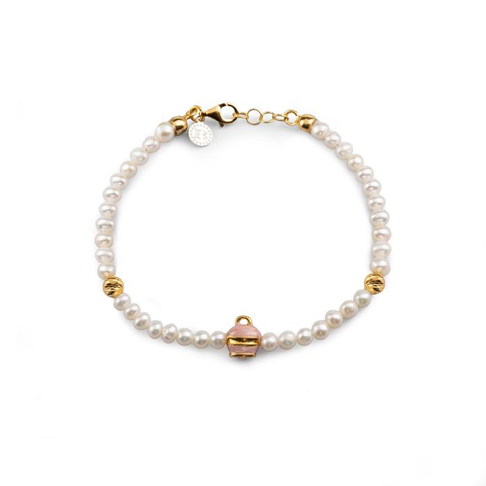 Bracciale Perle Mini Campanella