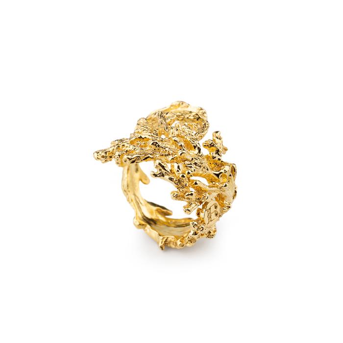 Anello  Gold Corallo