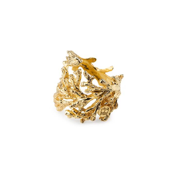 Anello  Gold Corallo
