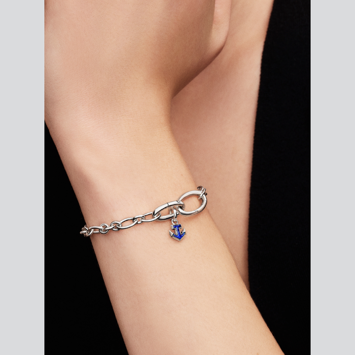 Charm Mini Pendente Ancora Blu Pandora ME
