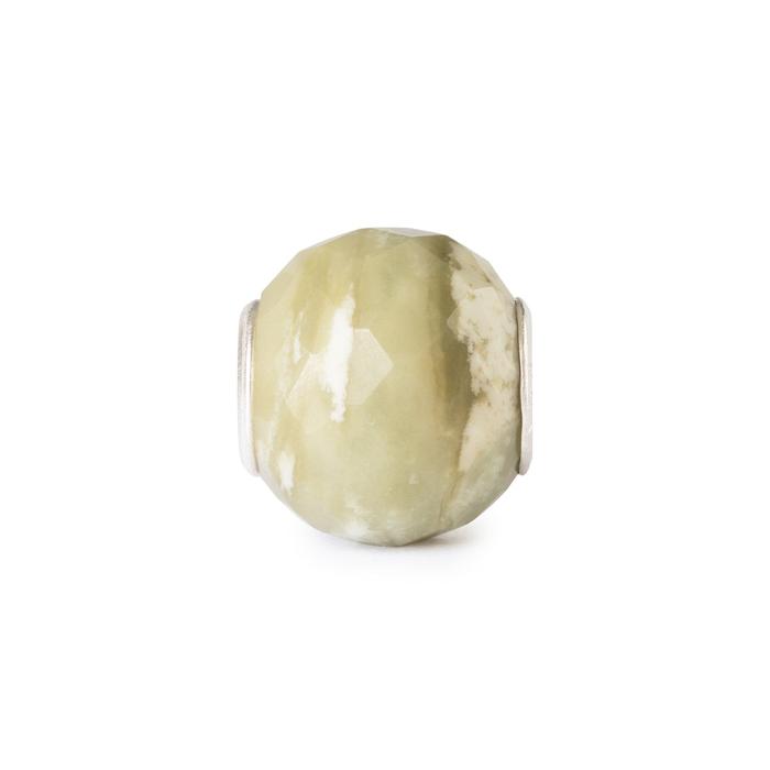 Calcite Giallo-Verde Rotonda Sfaccettata