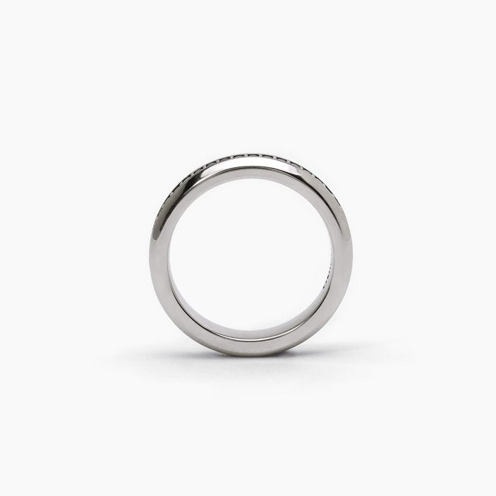 Anello pavè nero MONTECARLO