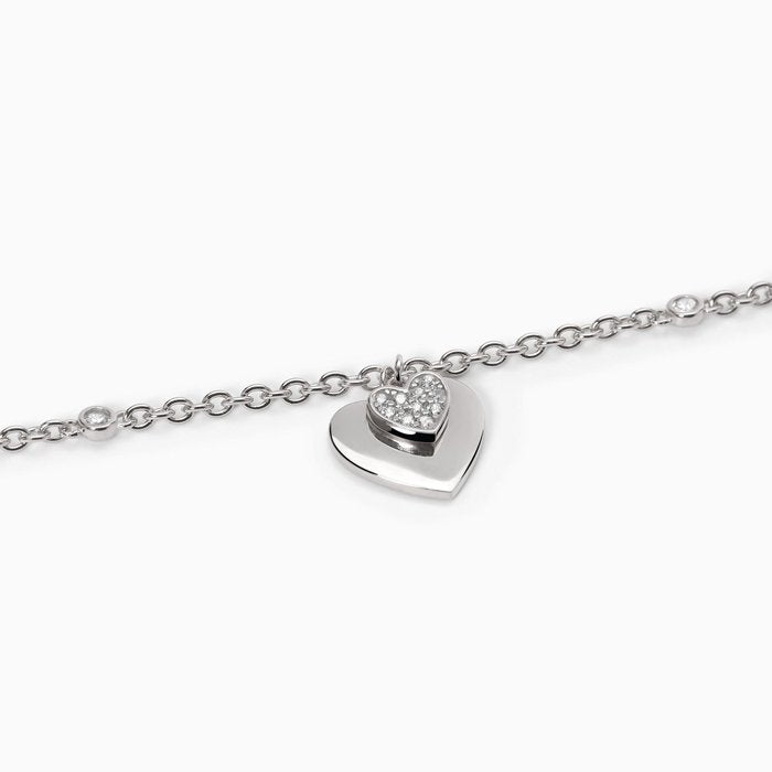 Bracciale con ciondolo cuore SOLO TUO