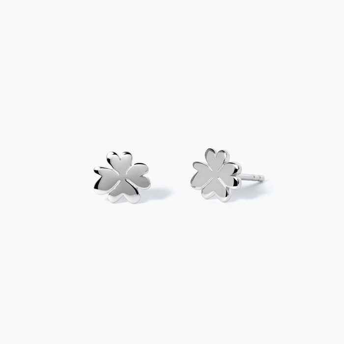 Orecchini argento quadrifoglio CERCAMI