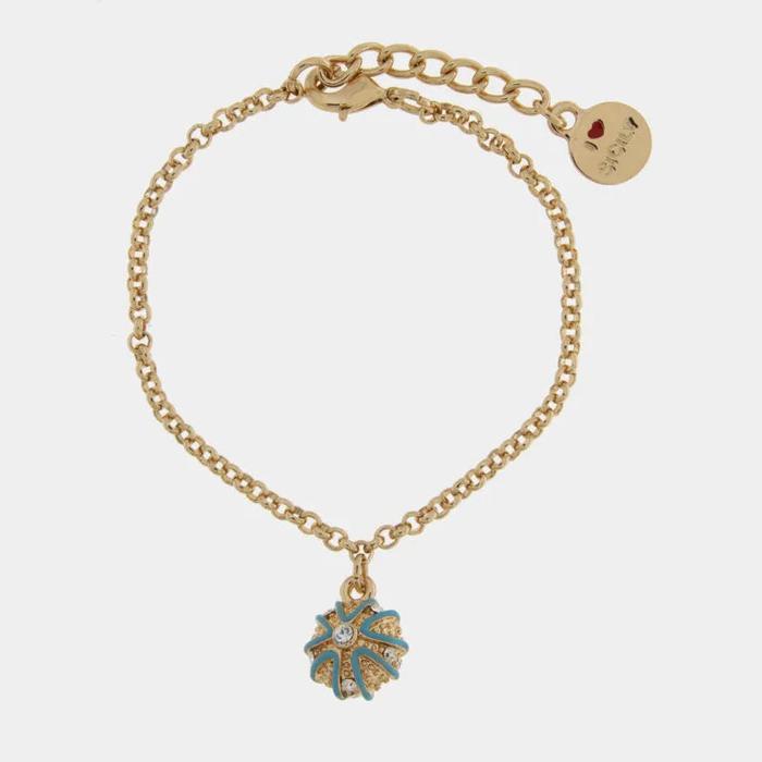 Bracciale in Metallo con ciondolo a forma di riccio