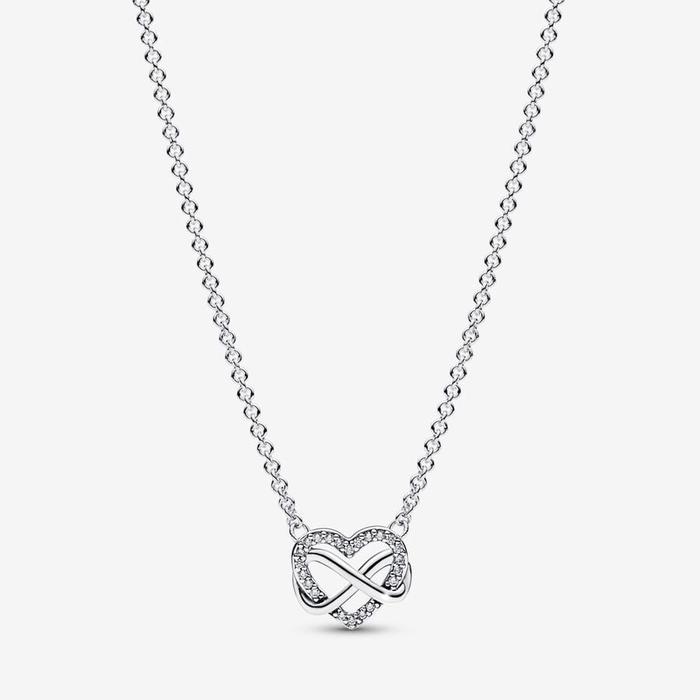 Collana Cuore Infinito Pietre Luminose