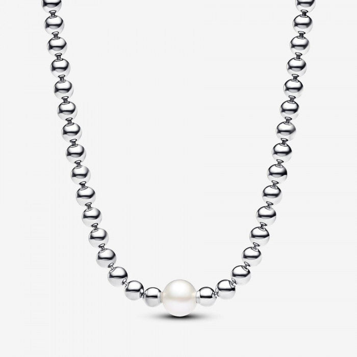 Collana con Perla d’Acqua Dolce Coltivata e Sfere
