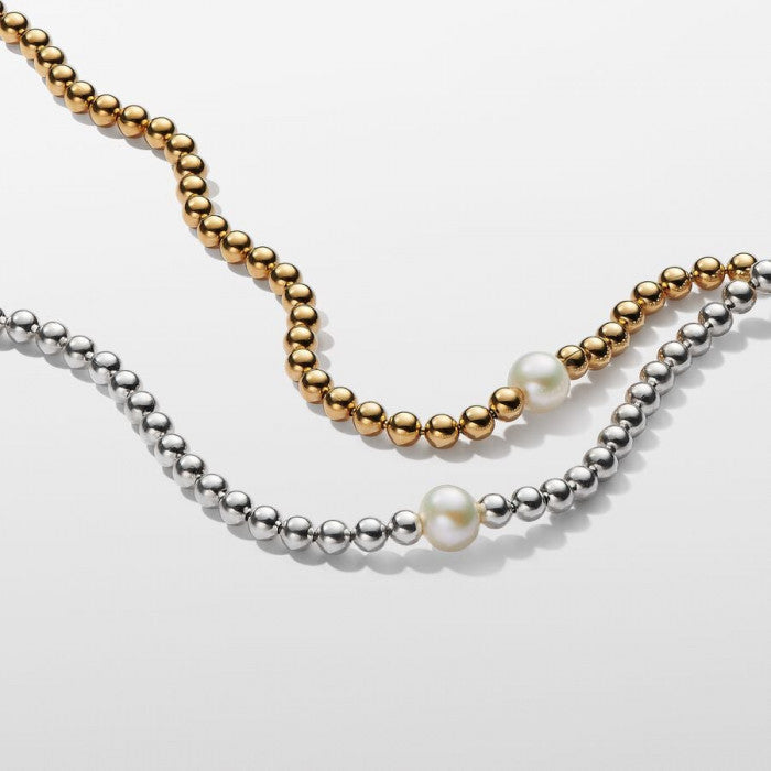 Collana con Perla d’Acqua Dolce Coltivata e Sfere