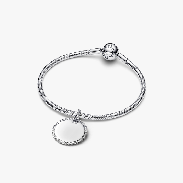 Collane e Pendenti Charm Pendente Medaglia Luminosa da incidere