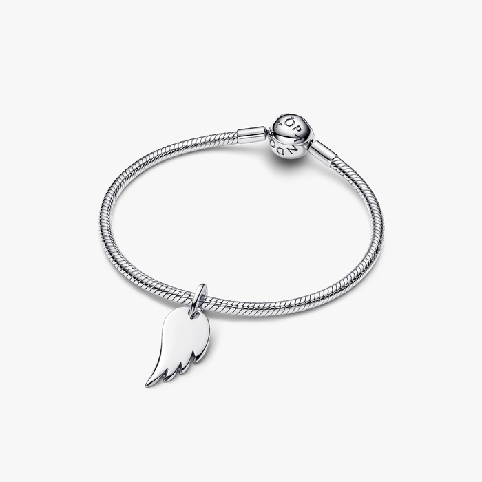Charm Pendente Ali d'Angelo da incidere