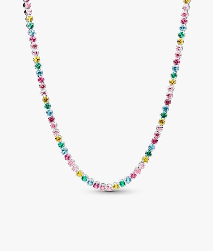 Collane e Pendenti Collana Tennis Multicolore
