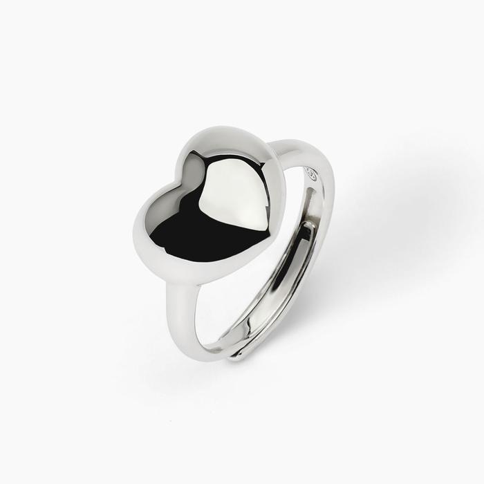 Anello chevalier con cuore DON'T SAY LOVE