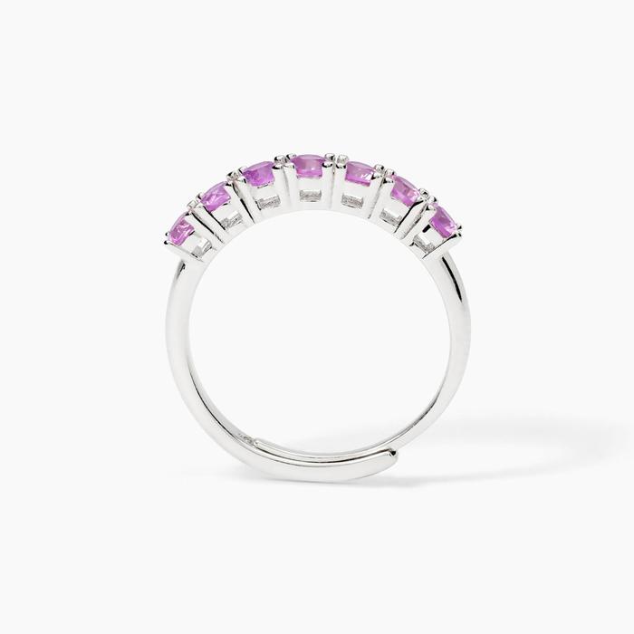 Anello in argento con tormalina sintetica SOIRÉE