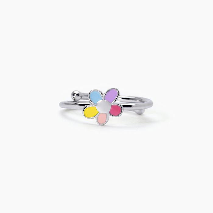 Anello in argento con fiorellino BLOOM