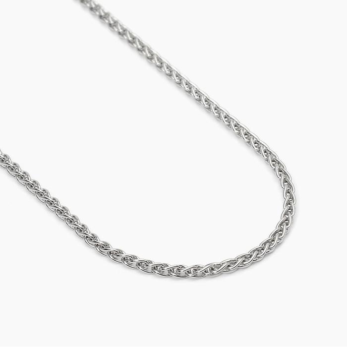 Collana in argento con catena spiga EVERY DAY