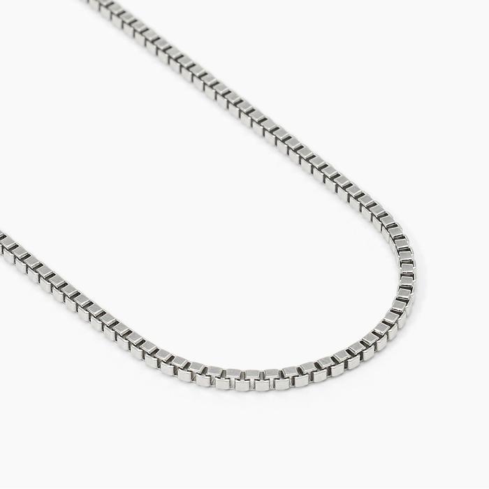 Collana in argento con catena veneta BOX