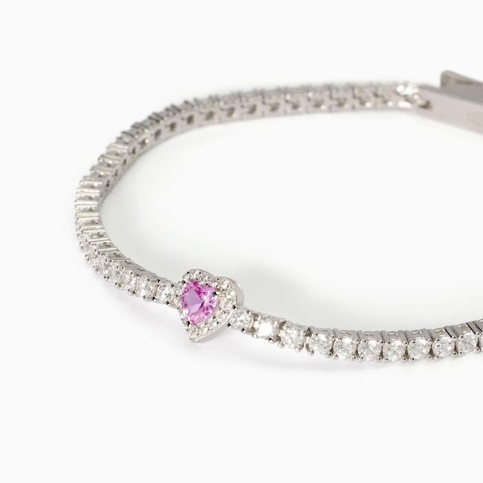 Bracciale tennis donna con tormalina sintetica Love Affair