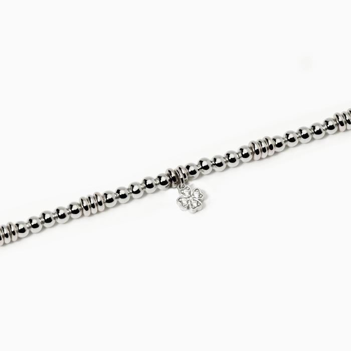 Bracciale donna in argento con quadrifoglio Little Mix