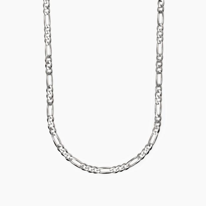 Collana uomo in argento con catena Millennium