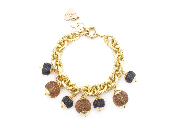 BRACCIALE RESINA NERA