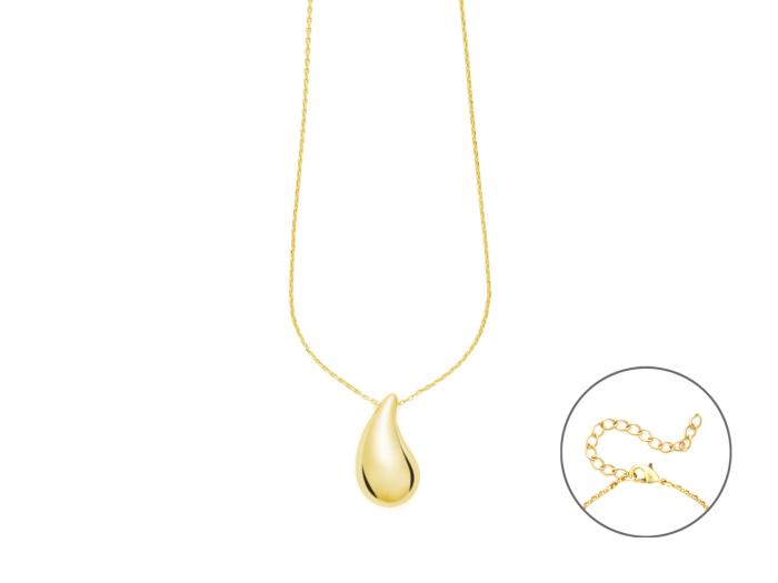 COLLANA GOCCIA OTTONE