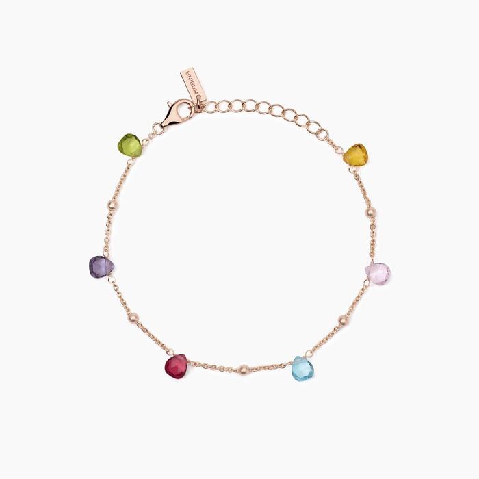 Bracciale con elementi in glass multicolor Beauty Code